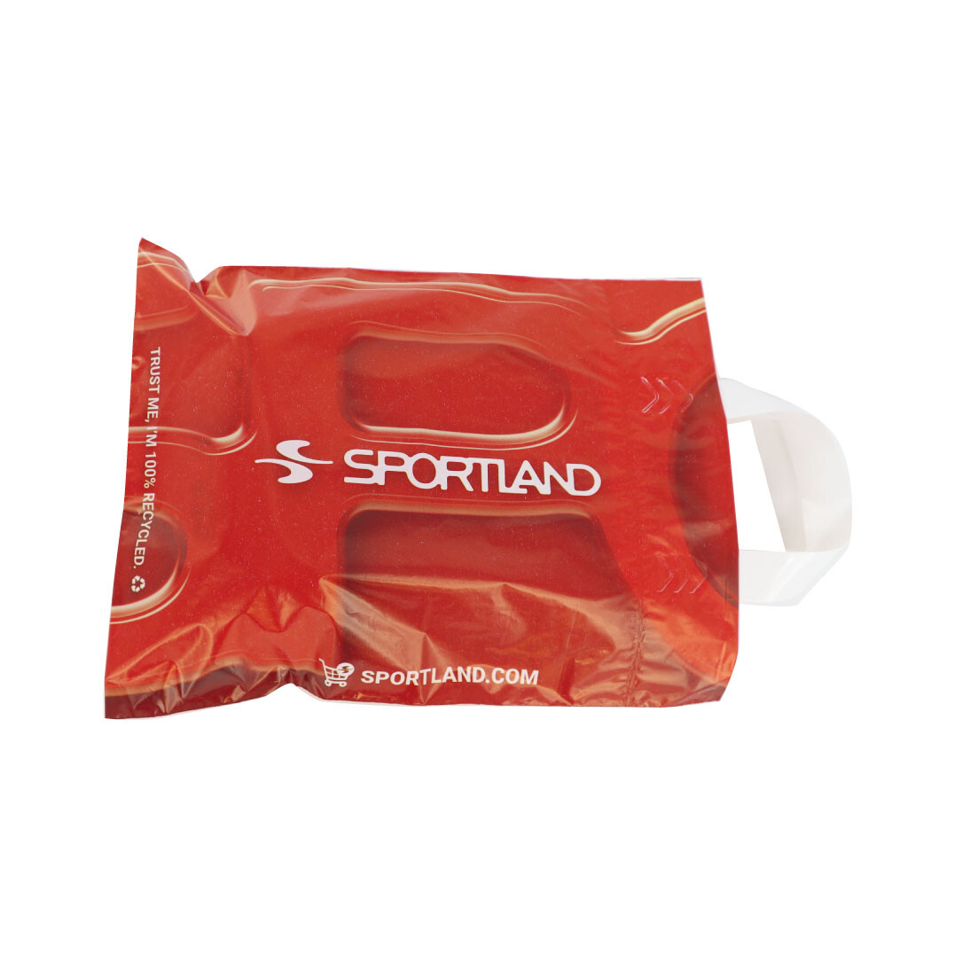 Sportland loop handle plastic bag